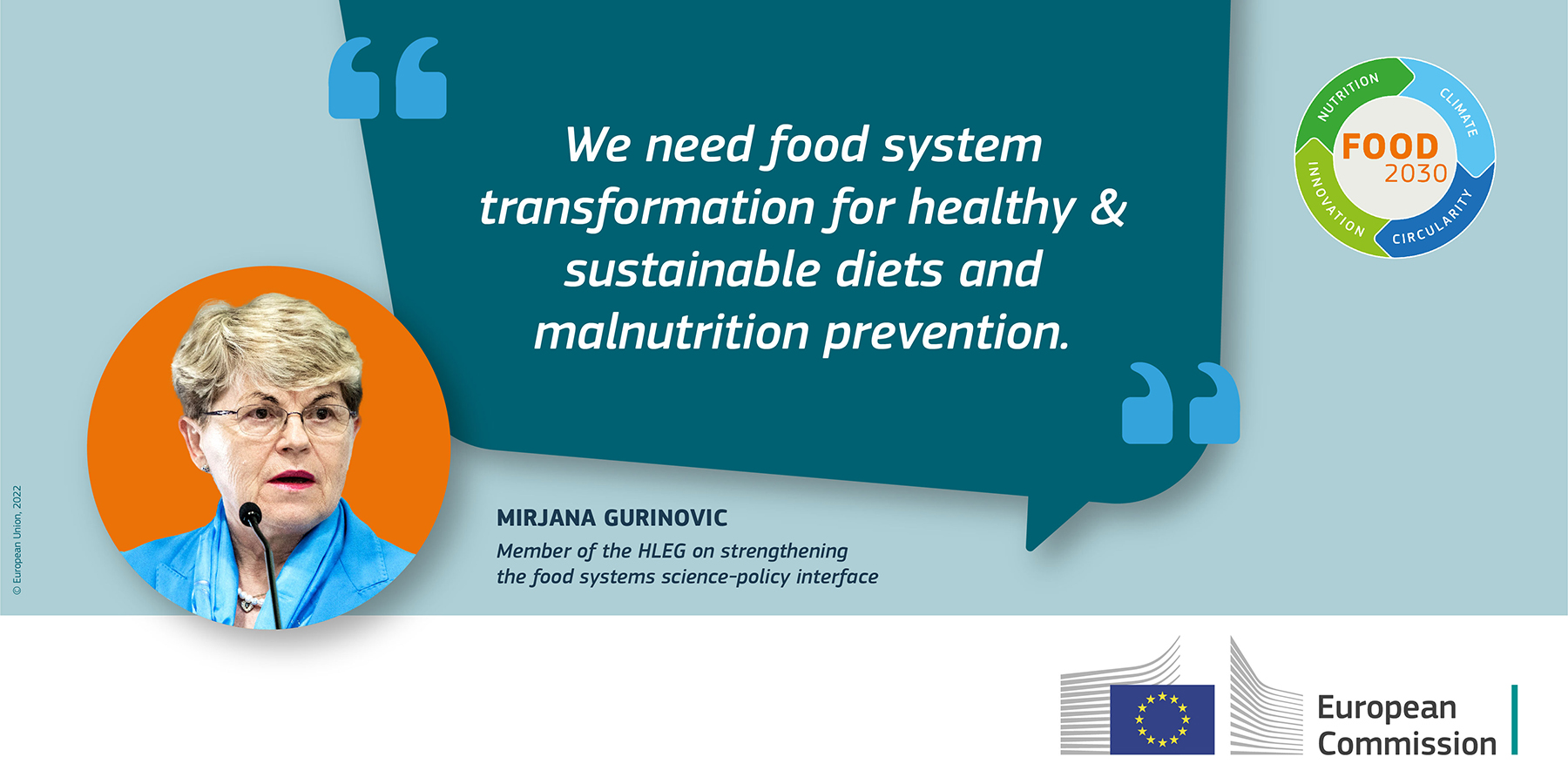 <h3>Mirjana Gurinovic, from Serbia - member of the European Commission (EC) High Level Expert Group (HLEG) on strengthening the Food Systems Science policy interfaces</h3>