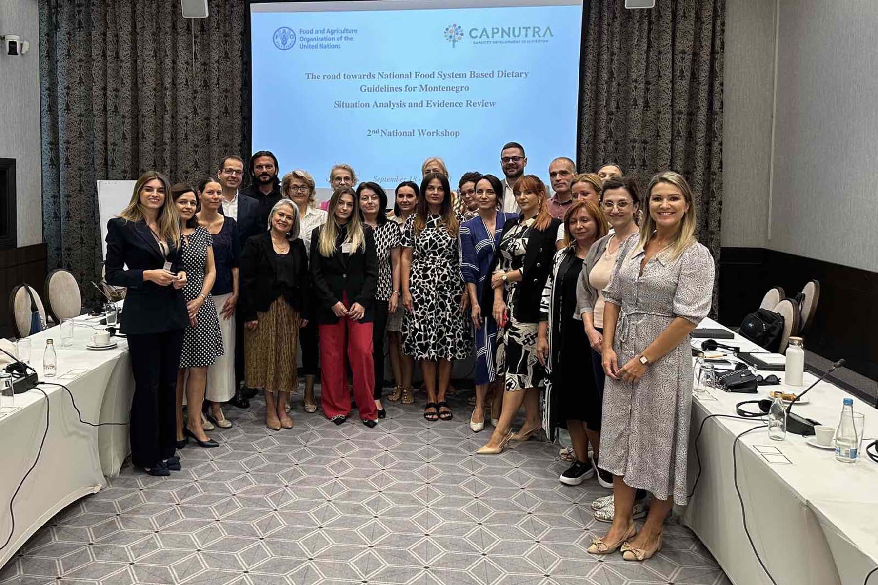 2nd Second National Workshop - The Road Towards National Food System Based Dietary Guidelines for Montenegro- Situation Analysis and Evidence Review 18th-19th September 2023 Podgorica, Montenegro
Agenda EngAgenda
ObjectivesCiljevi