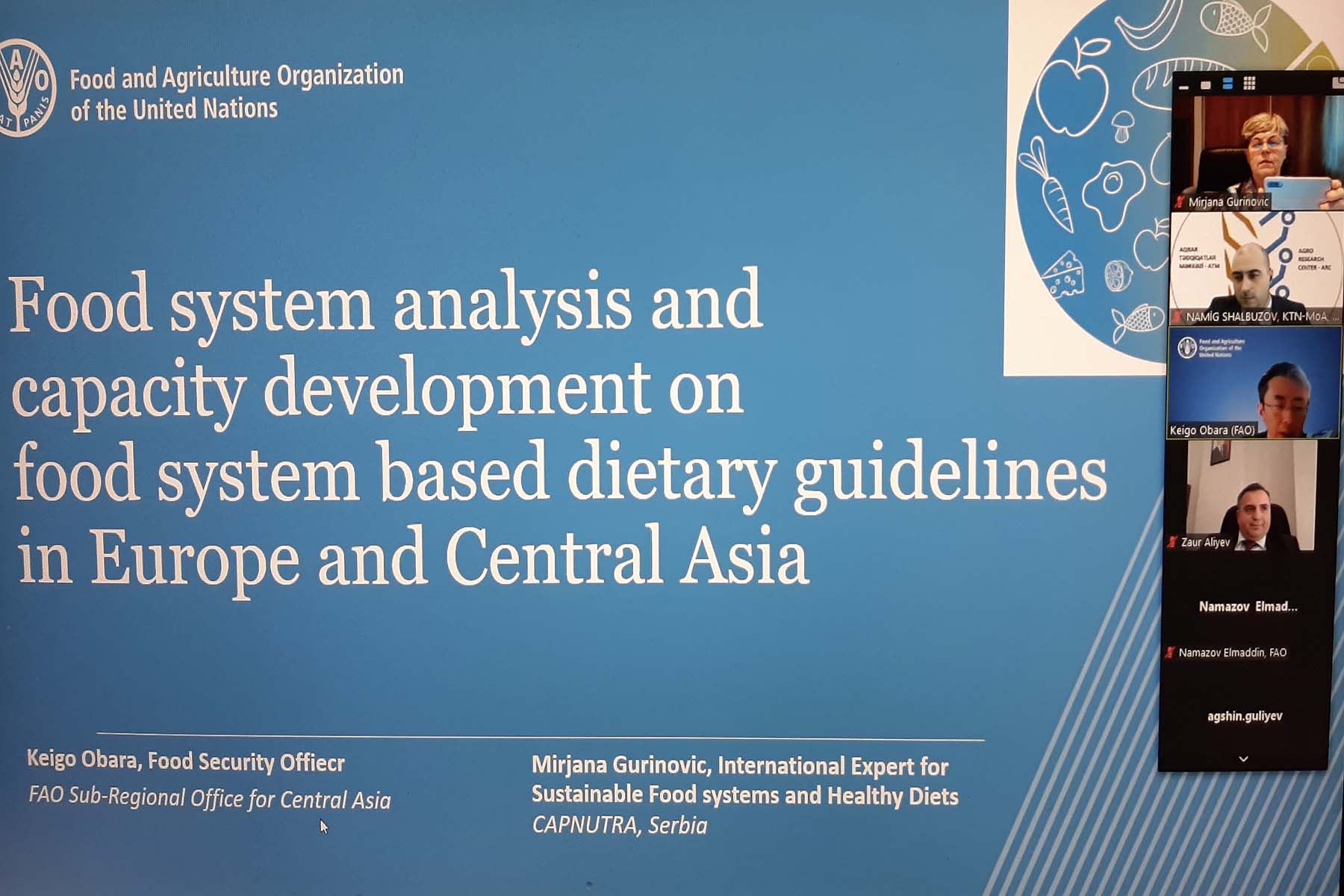 National Technical Meeting in Azerbaijan
Enhancing analytical evidence on diet and nutrition challenges from food systems perspectives 26th December 2023  Baku, Azerbaijan
Agenda