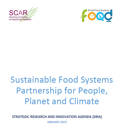European Partnership for sustainable food systems for people, planet and climate: EC DG RTD and Standing Committee on Agricultural Research (SCAR) FOOD SYSTEMS Strategic working Group (SWG) FOOD SYSTEMS PARTNERSHIP- https://scar-europe.org/food-main-actions/food-systems-partnership European Partnership under Horizon Europe Sustainable Food Systems for People, Planet 